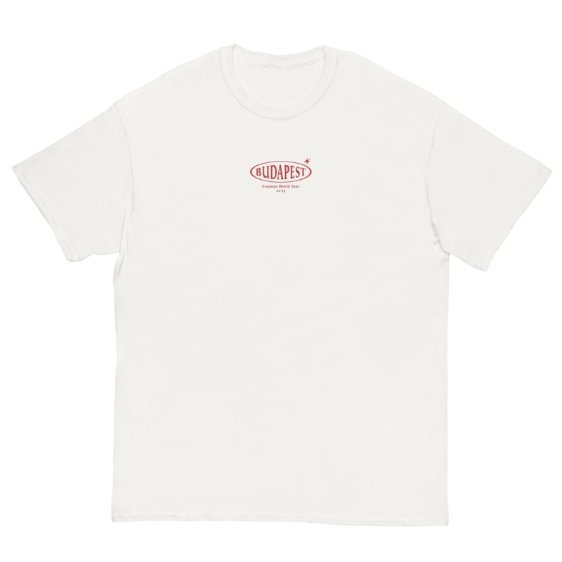 Budapest Tshirt Front White